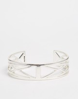 Thumbnail for your product : Pilgrim Silver Plated Geo Bracelet