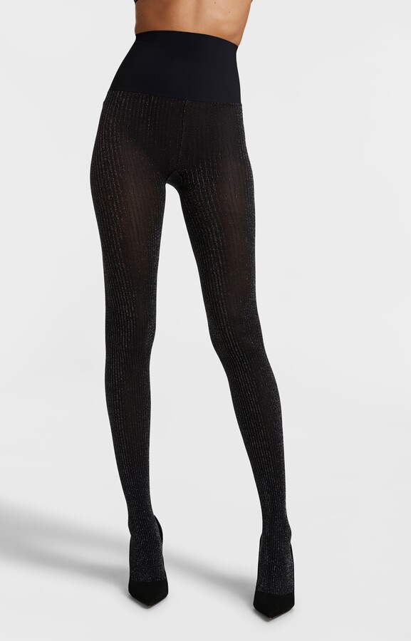 Commando Metallic Rib Semi Opaque Tights