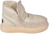 Thumbnail for your product : Mou Womens White Leather Ankle Boots