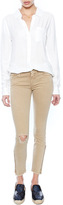 Thumbnail for your product : Mother Looker Zip Fray Skinny Jean
