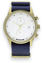 Thumbnail for your product : Hypergrand UK Streetstyle Maverick Nautical Blue Leather Chronograph