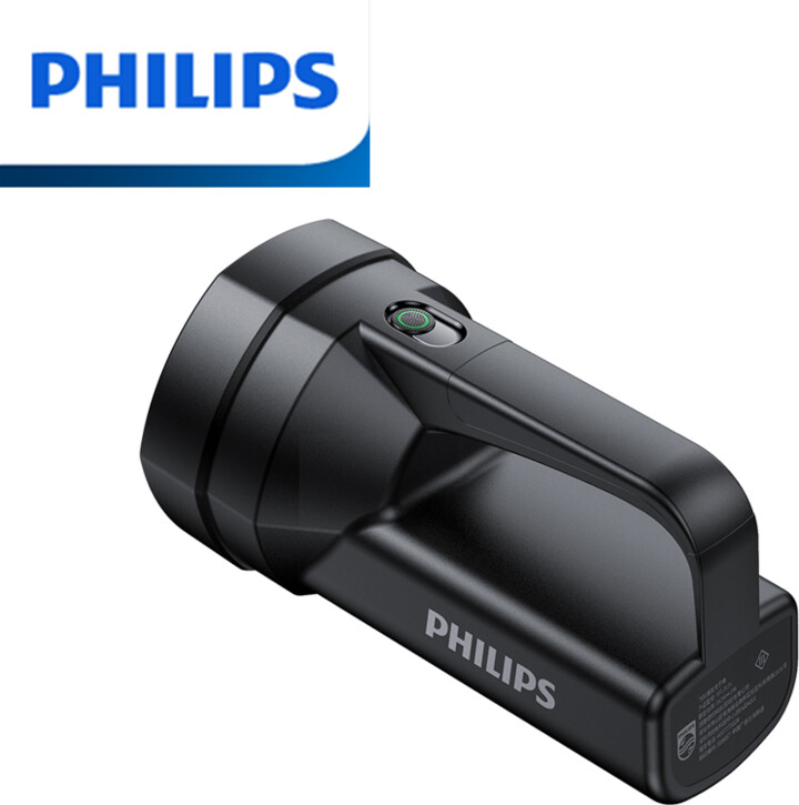 Philips new SFL3121 flashlight strong searchlight with side light can be used for their own defense camping hiking
