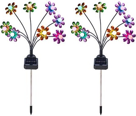 GB Home & Garden GB Home & Garden Flower or Butterfly Solar Stakes - Set of 2 - Animal