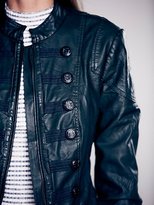 Thumbnail for your product : Free People Military Vegan Leather Jacket