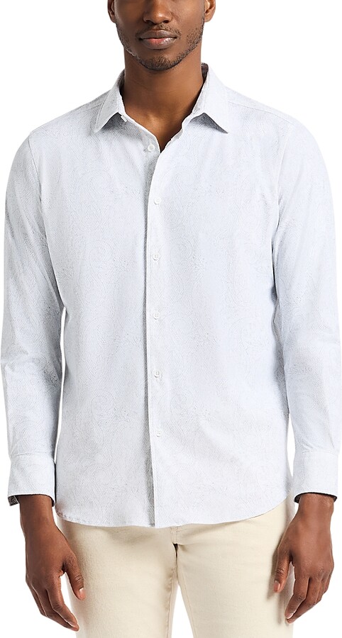 Robert Graham Thurston Knit Button Down Shirt