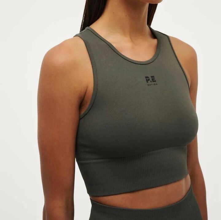 P.E Nation Restore Seamless Tank In Grey