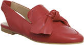 Thumbnail for your product : Office Femme Bow Slingback Flats Red Leather