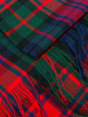 Burberry Fil Coupé Tartan Wool Cashmere scarf