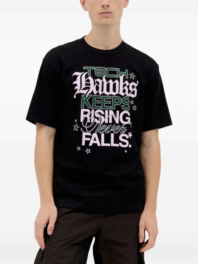 ICE & TECHNO TH Fan graphic-print crew-neck T-shirt