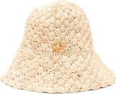 Thumbnail for your product : Ruslan Baginskiy Crochet-Knit Bucket Hat