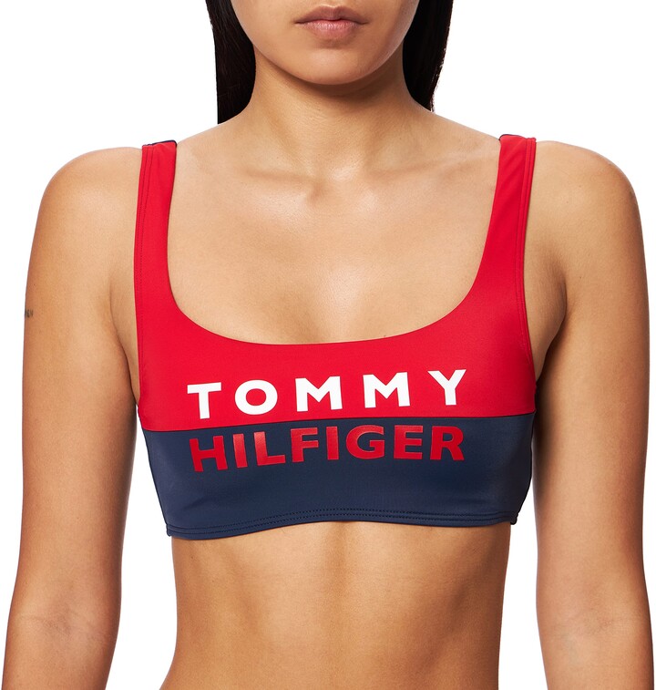 Tommy Hilfiger Womens Bralette Bikini Top