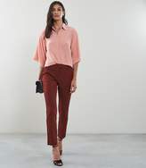 Thumbnail for your product : Reiss JOANNE CROPPED TAILORED TROUSERS Roasted Red