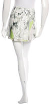 Thumbnail for your product : Diane von Furstenberg Elley Mini Printed Sequins Skirt w/ Tags