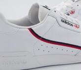 Thumbnail for your product : adidas 80s Continental Trainers White White Scarlet Navy