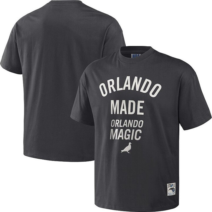 Staple Men's NBA x Anthracite Orlando Magic Heavyweight Oversized T-Shirt