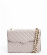 Thumbnail for your product : Rebecca Minkoff dove grey leather 'Quilted Affair' shoulder bag