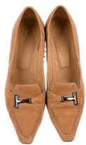 Thumbnail for your product : Tod's Suede Pointed-Toe Pumps