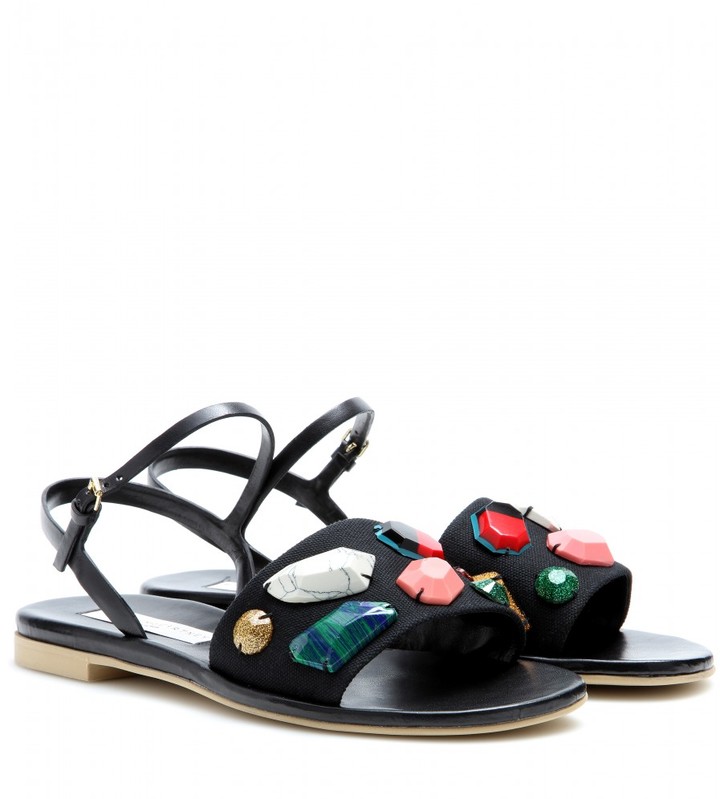 Stella McCartney Embellished sandals - ShopStyle