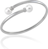 Thumbnail for your product : Majorica 9mm Coiled Manmade-Pearl Bangle Bracelet
