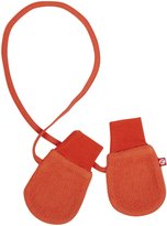 Thumbnail for your product : Zutano Cozie Fleece Mittens W/String - Pagoda- One Size