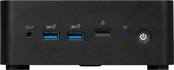 MSI Cubi NUC 1M-009BUS Black Mini PC Barebone, with Intel Core 7 150 U, Thunderbolt 4, Dual 2.5G LAN, 4 USB,Quadruple Display Support, Single Unit...