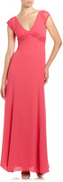 Thumbnail for your product : Max & Cleo Lace-Back V-Neck Gown, Fuchsia