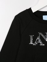 Thumbnail for your product : Lanvin Enfant Sequin Logo Sweatshirt