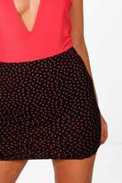 Thumbnail for your product : boohoo Heart Print Micro Mini Skirt