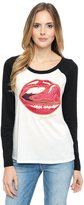 Thumbnail for your product : Juicy Couture Lips Raglan Tee