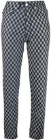 Thumbnail for your product : Fiorucci Checkerboard Organic Cotton Jeans