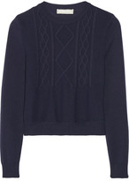 Thumbnail for your product : Richard Nicoll Cropped cable-knit sweater