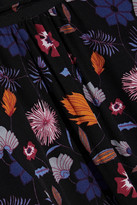 Thumbnail for your product : BA&SH Maha Gathered Floral-print Crepe Mini Dress