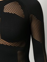 Thumbnail for your product : Unravel Project Mesh-Panel Mini Dress