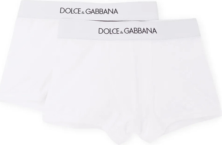 Logo-Waistband Boxer Briefs (Pack Of Two)