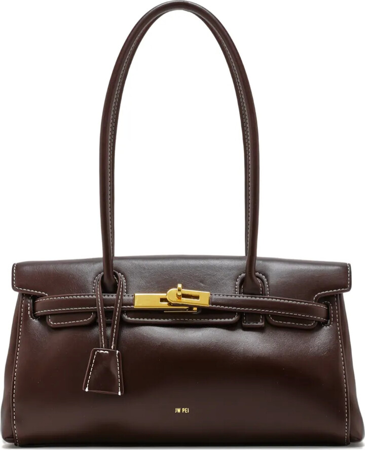 JW Pei Yara top-handle lock shoulder bag