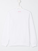 Thumbnail for your product : MSGM Kids beaded horse sweatshirt