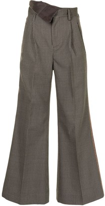 Kolor Flared Foldover-Waist Trousers