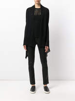 Thumbnail for your product : Rick Owens open front shawl cardigan