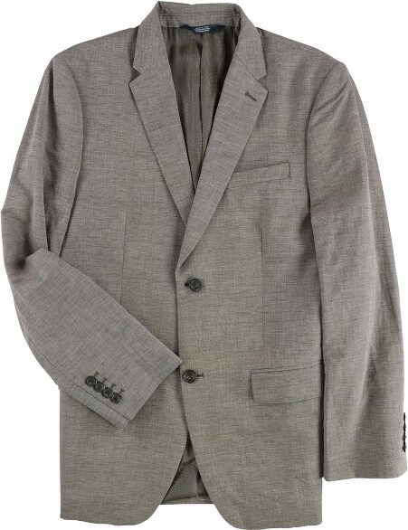 Perry Ellis PerryEllisMensEndOnEndTwoButtonBlazerJacketfilbert40Regular