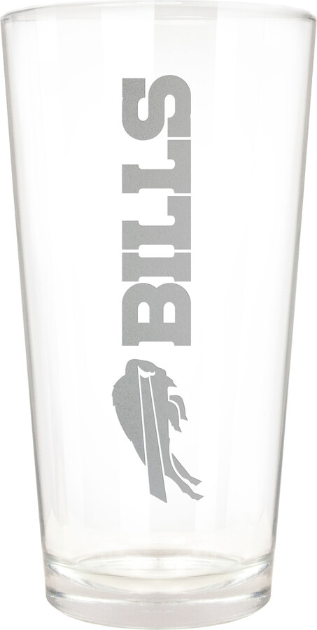 Great American Products Buffalo Bills Etched 16oz. Vertical Rally Cry Pint Glass