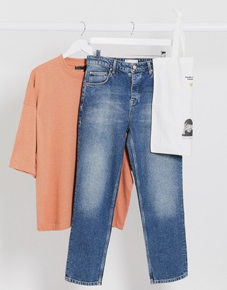 high rise designer jeans