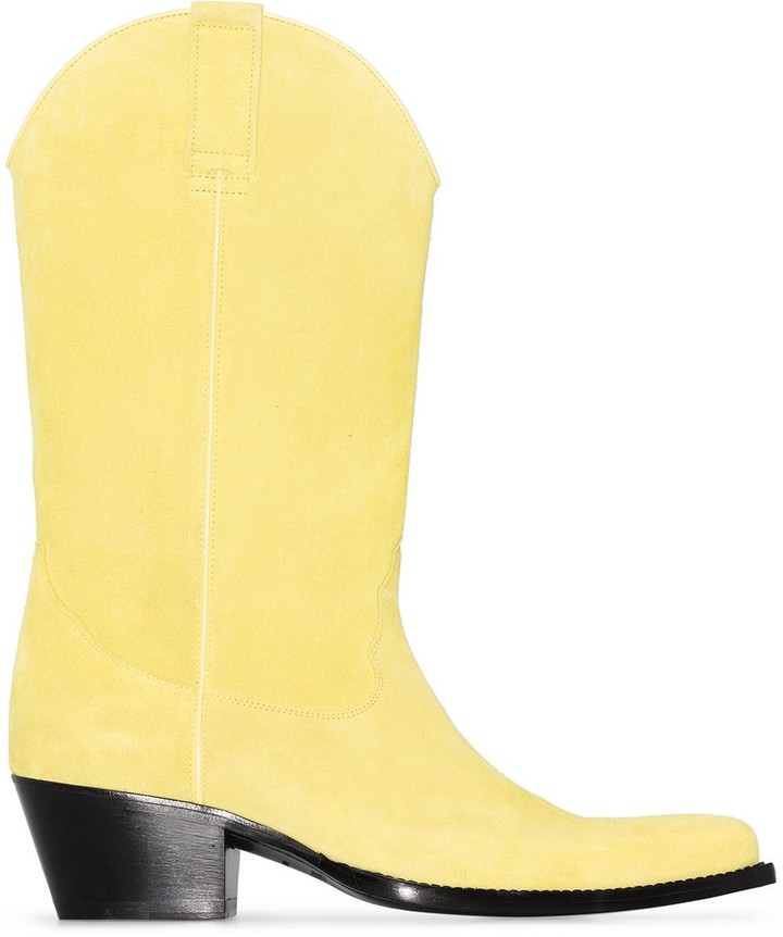 suede cowboy boots mens for sale