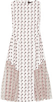 Thumbnail for your product : Thakoon Printed crepe and silk-chiffon dress