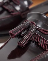 Thumbnail for your product : H By Hudson calne loafers in hi shine burgundy