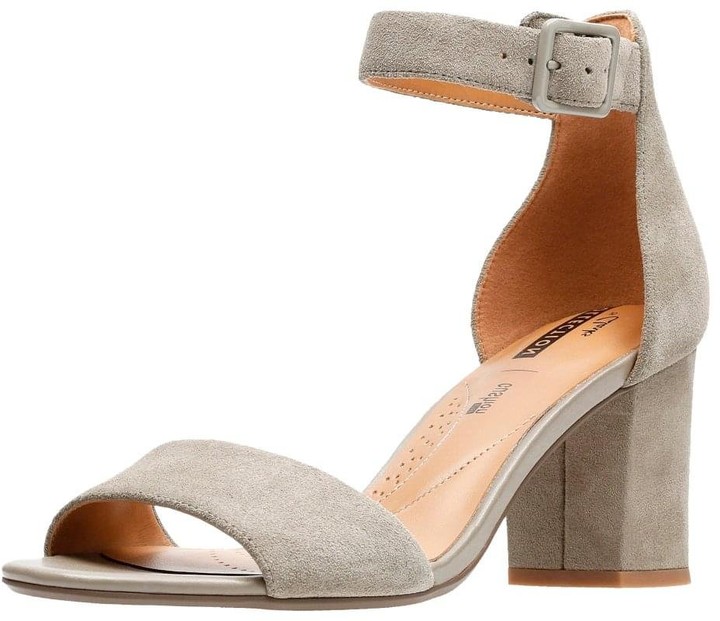 clarks deva sandals white