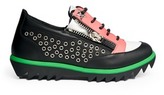 Thumbnail for your product : Nobrand Stella grommet leather sneakers