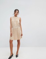 Thumbnail for your product : Aeryne Sleeveless Velvet Pleated Dress