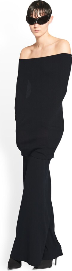 Look7◇Boat Collar Double Layer ドレス◇BALENCIAGA BALENCIAGA boat collar double layer dress | REVERSIBLE