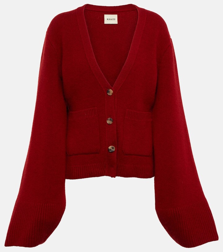KHAITE Scarlet cashmere cardigan