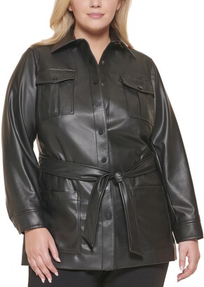 Plus Size Faux Leather Jacket | Shop the world's largest 